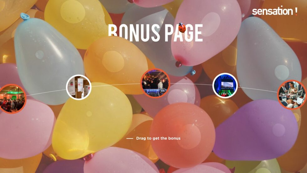 SENSATION website Bonus page by Suzaku Productions