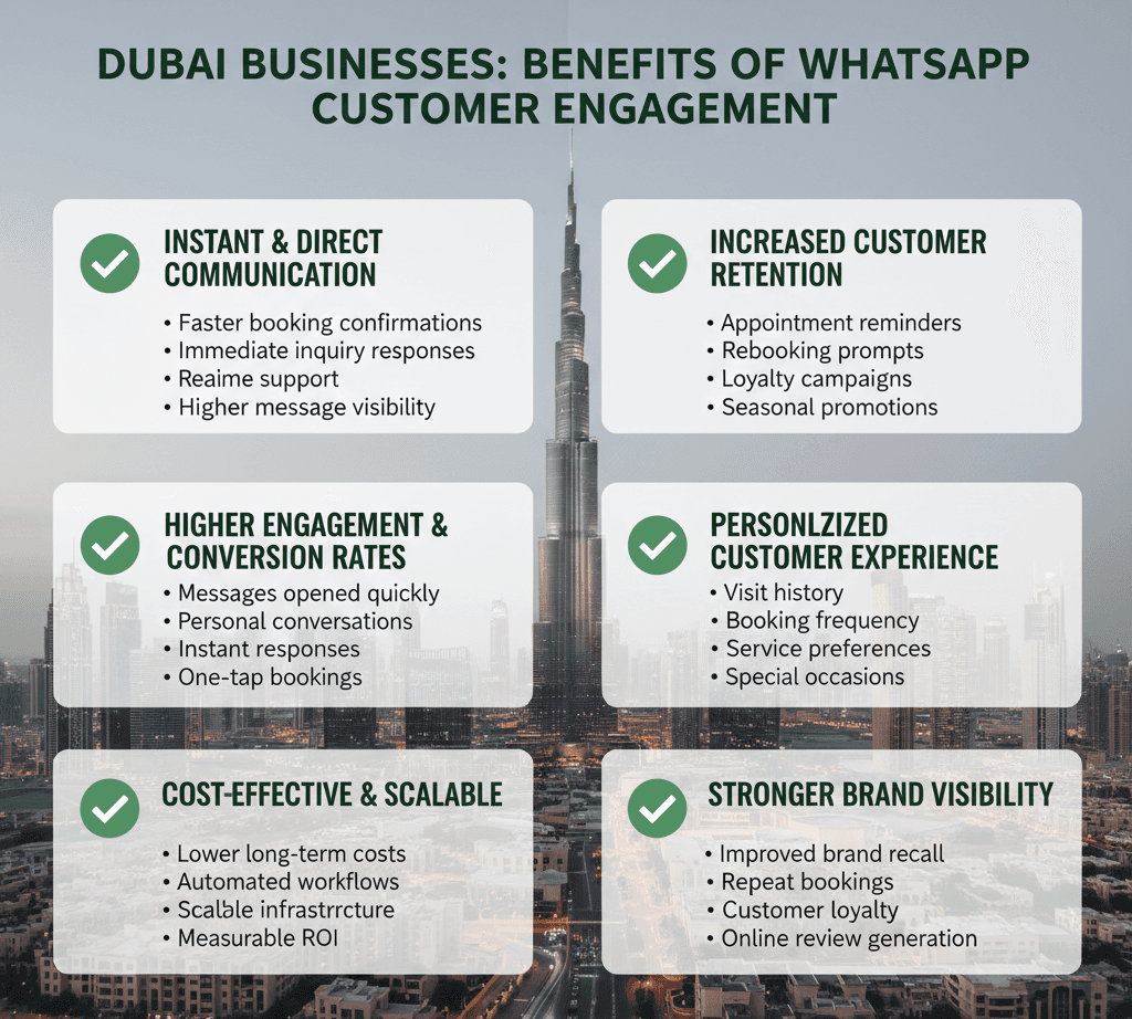 Benefits of WhatsApp customer engagement