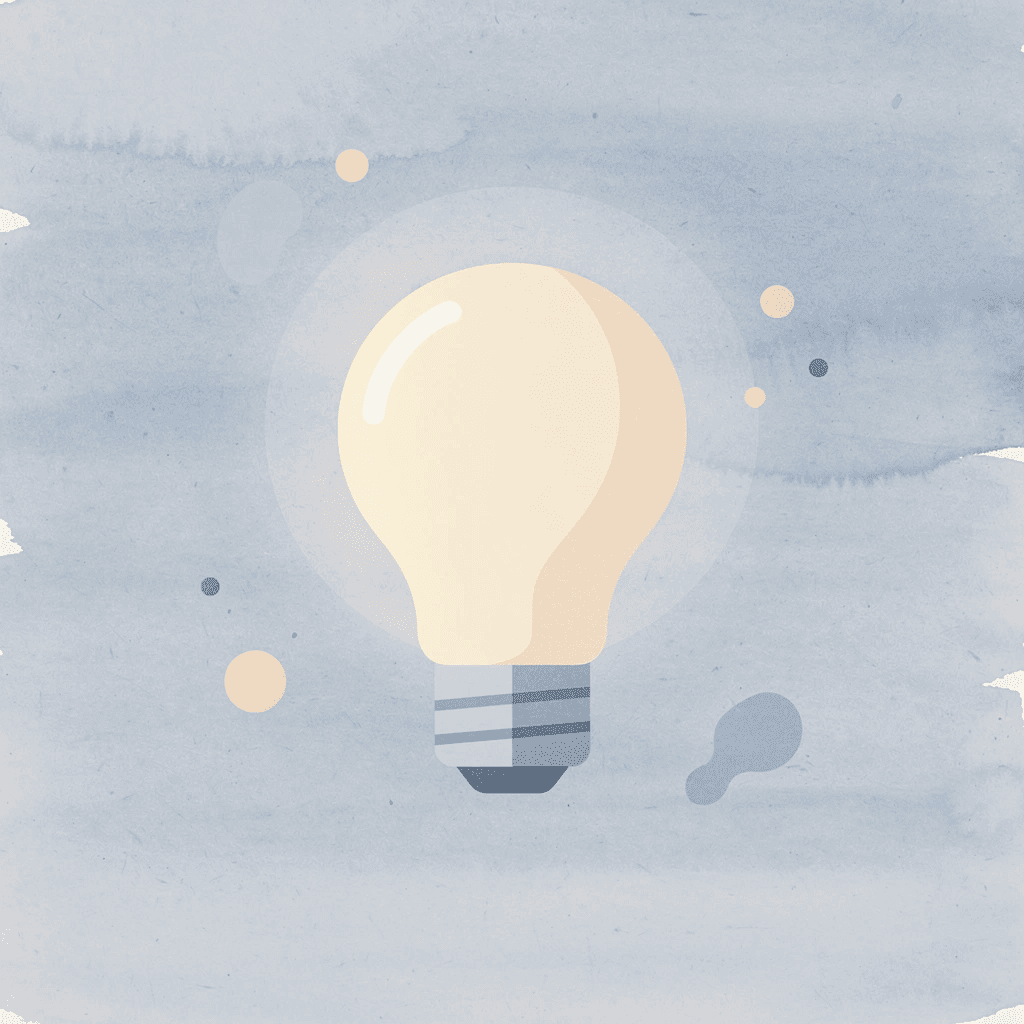Lightbulb icon representing human creativity and innovation