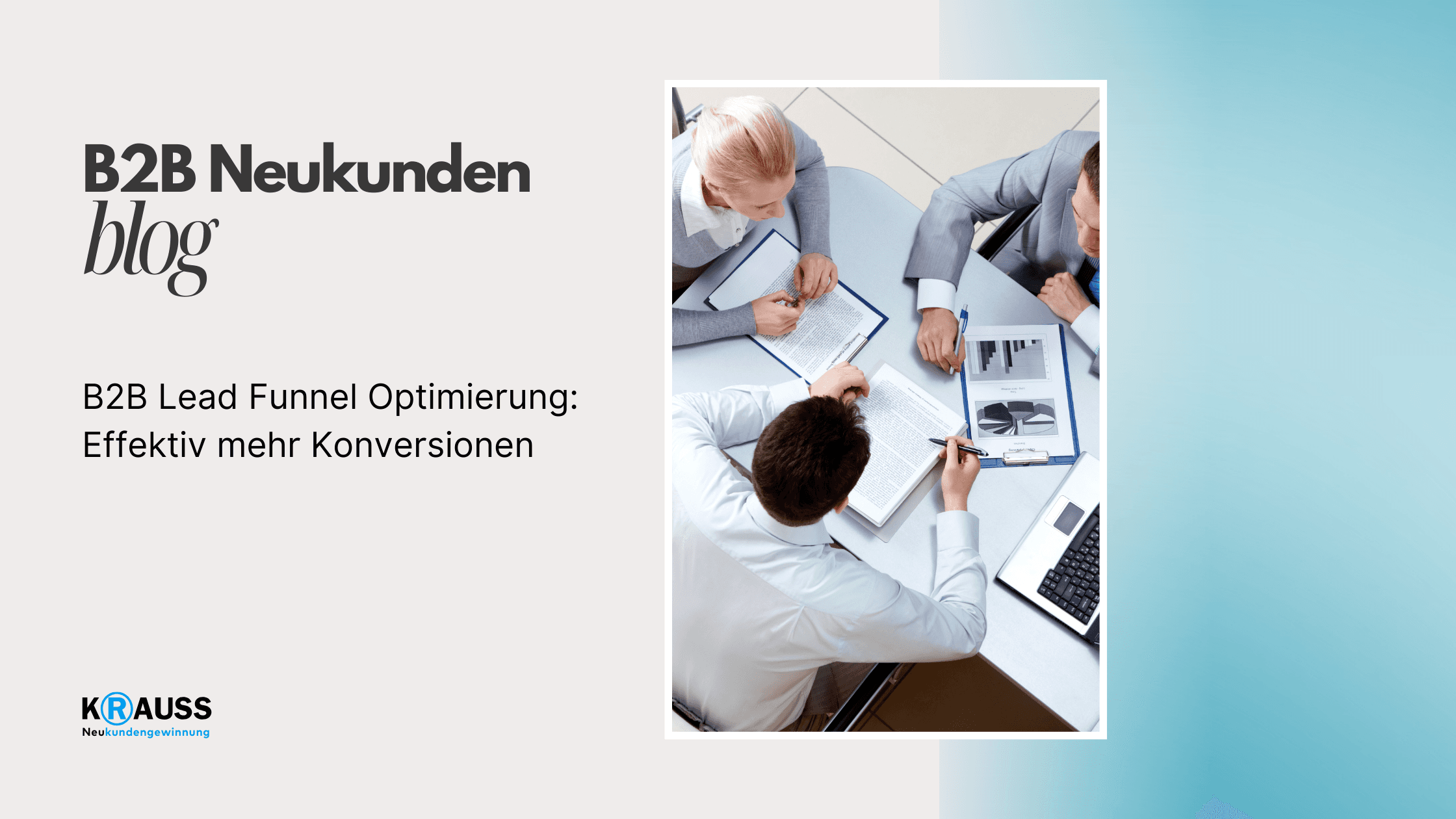 B2B Lead Funnel Optimierung