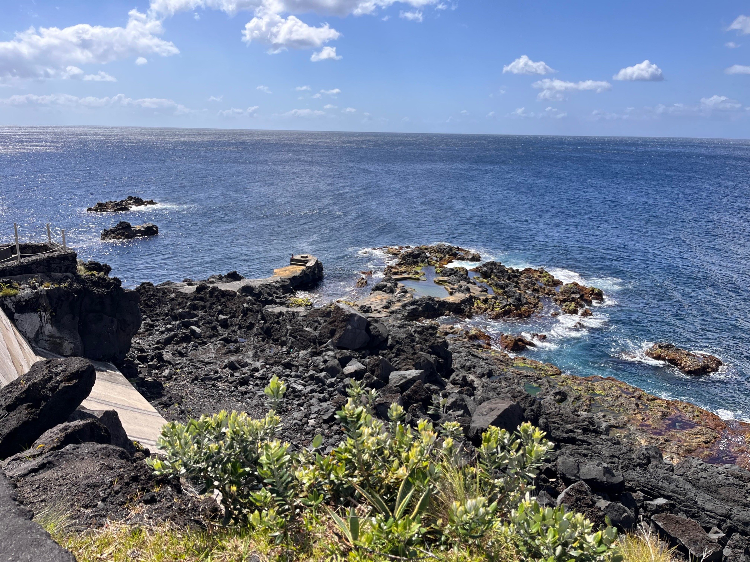 View of the tidal pool area