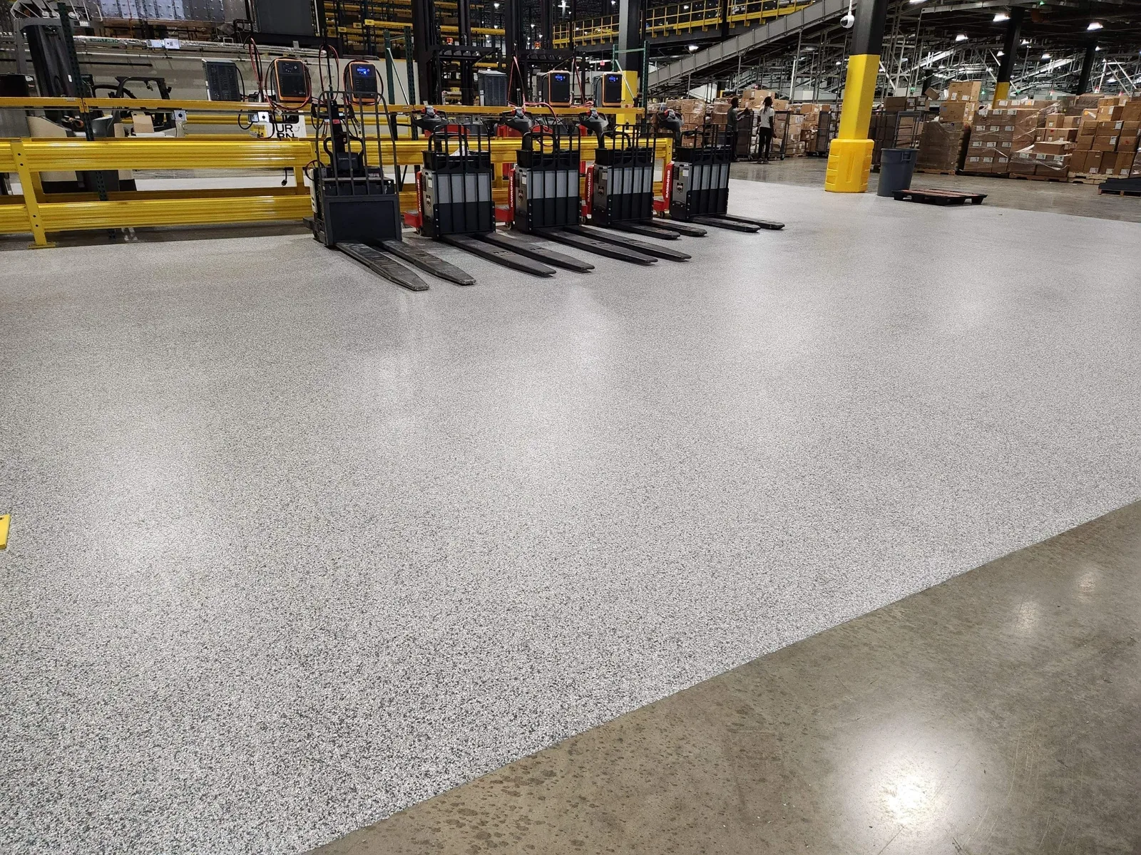 Flake floor systems — Select Coatings project photo