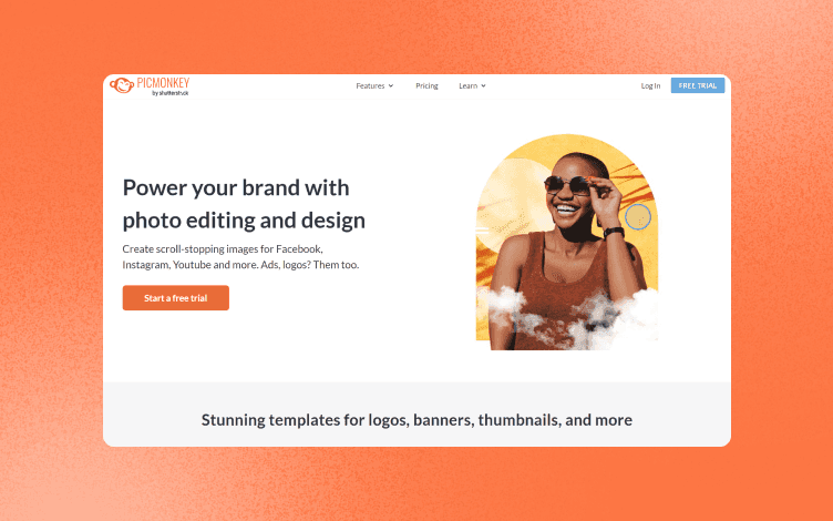 PicMonkey Homepage
