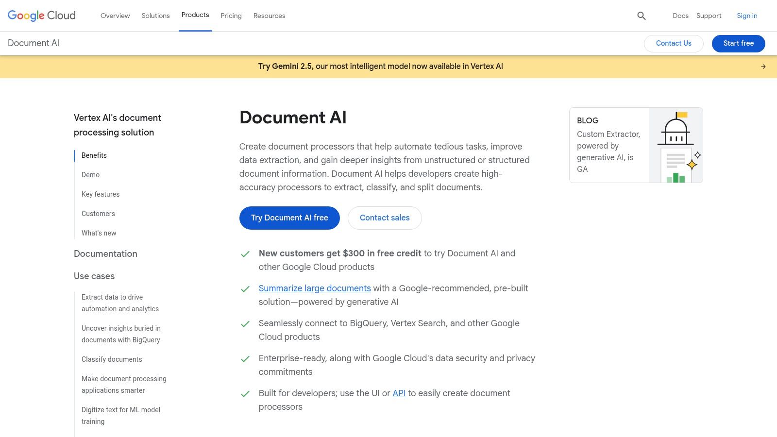 Google Cloud Document AI