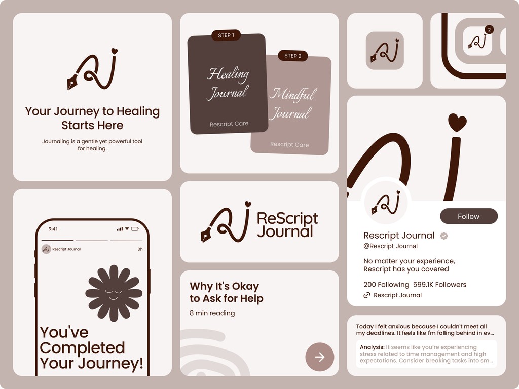 Startup branding project example