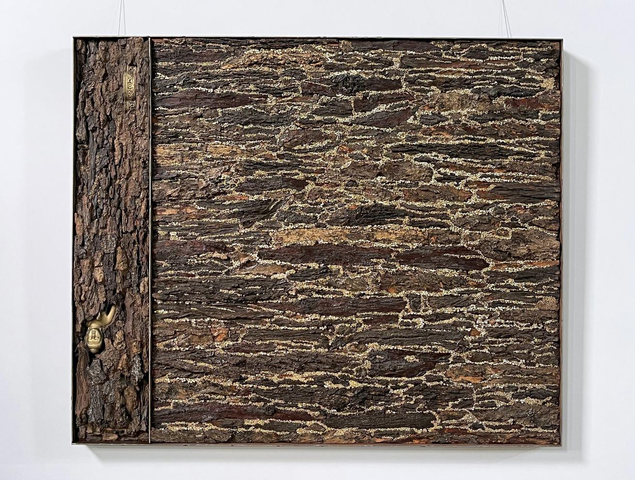 herd of sheep on road painting