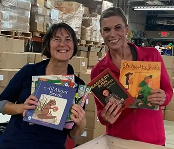 Volunteering at the Cleveland Kids Book Bank