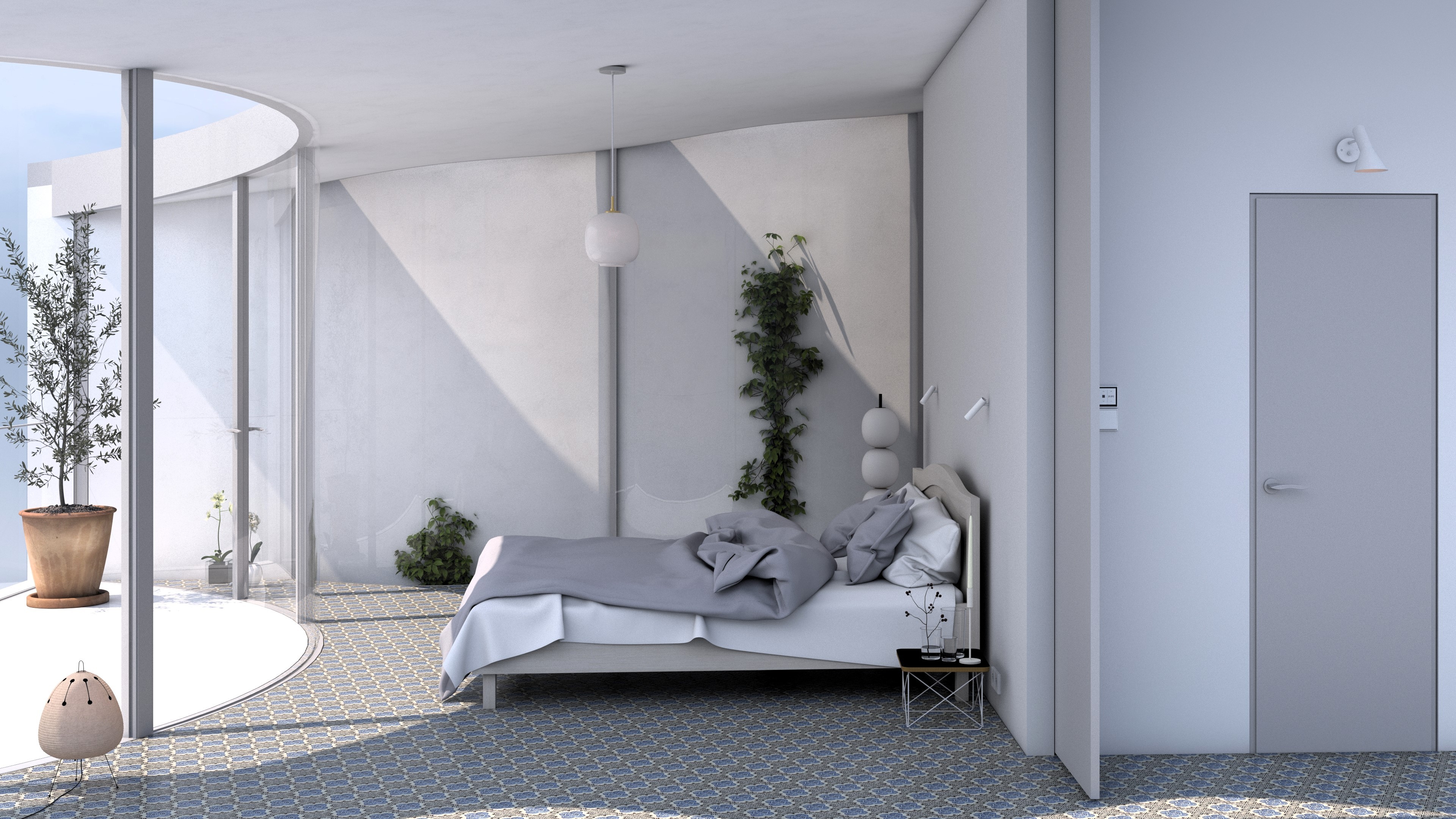 House in Lisbon bedroom with a view