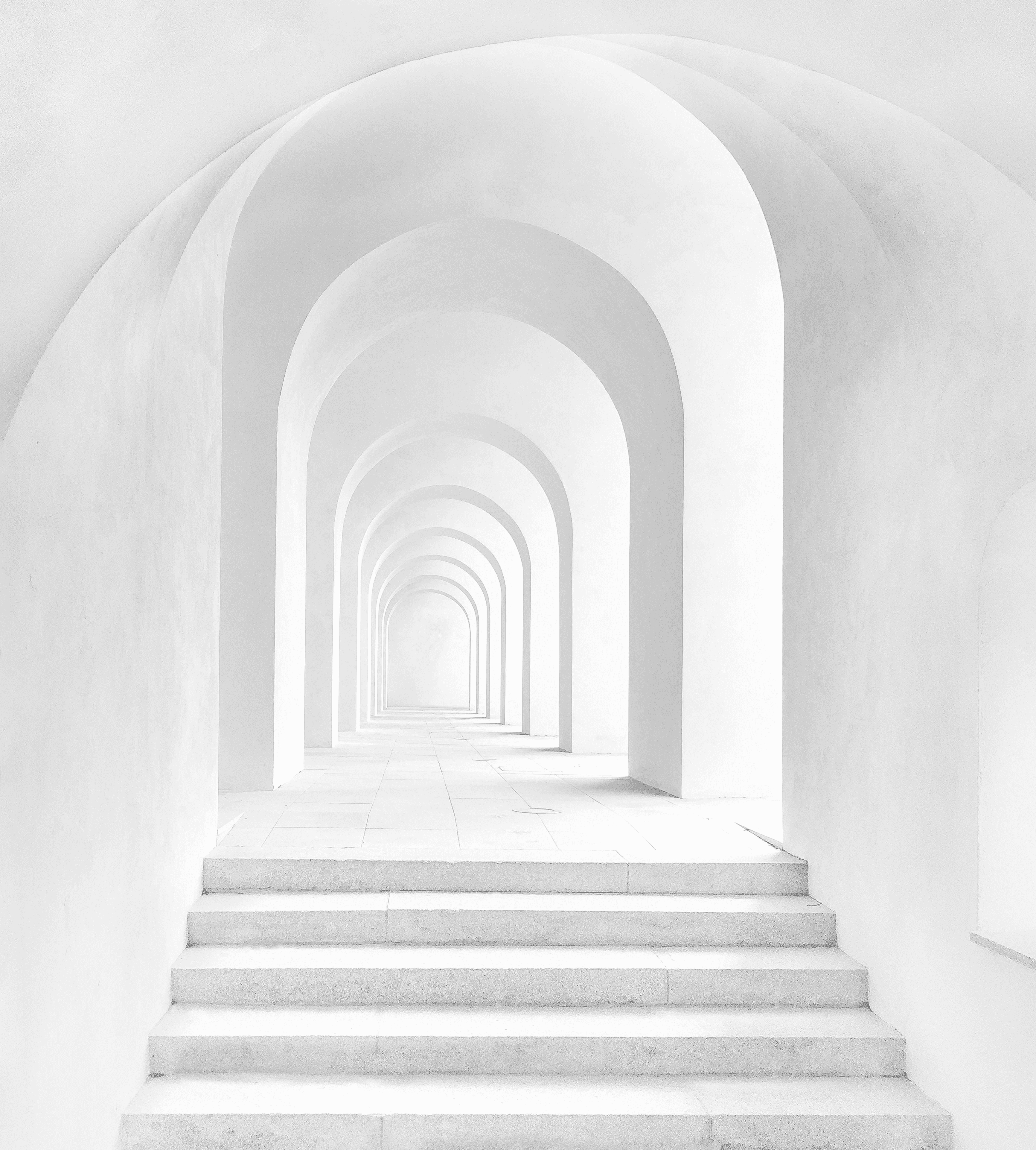 Stairs and archways representing new directions
