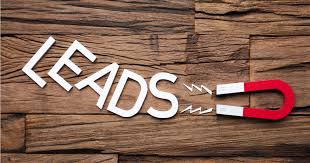 Image depicting the word leads with a magnet.