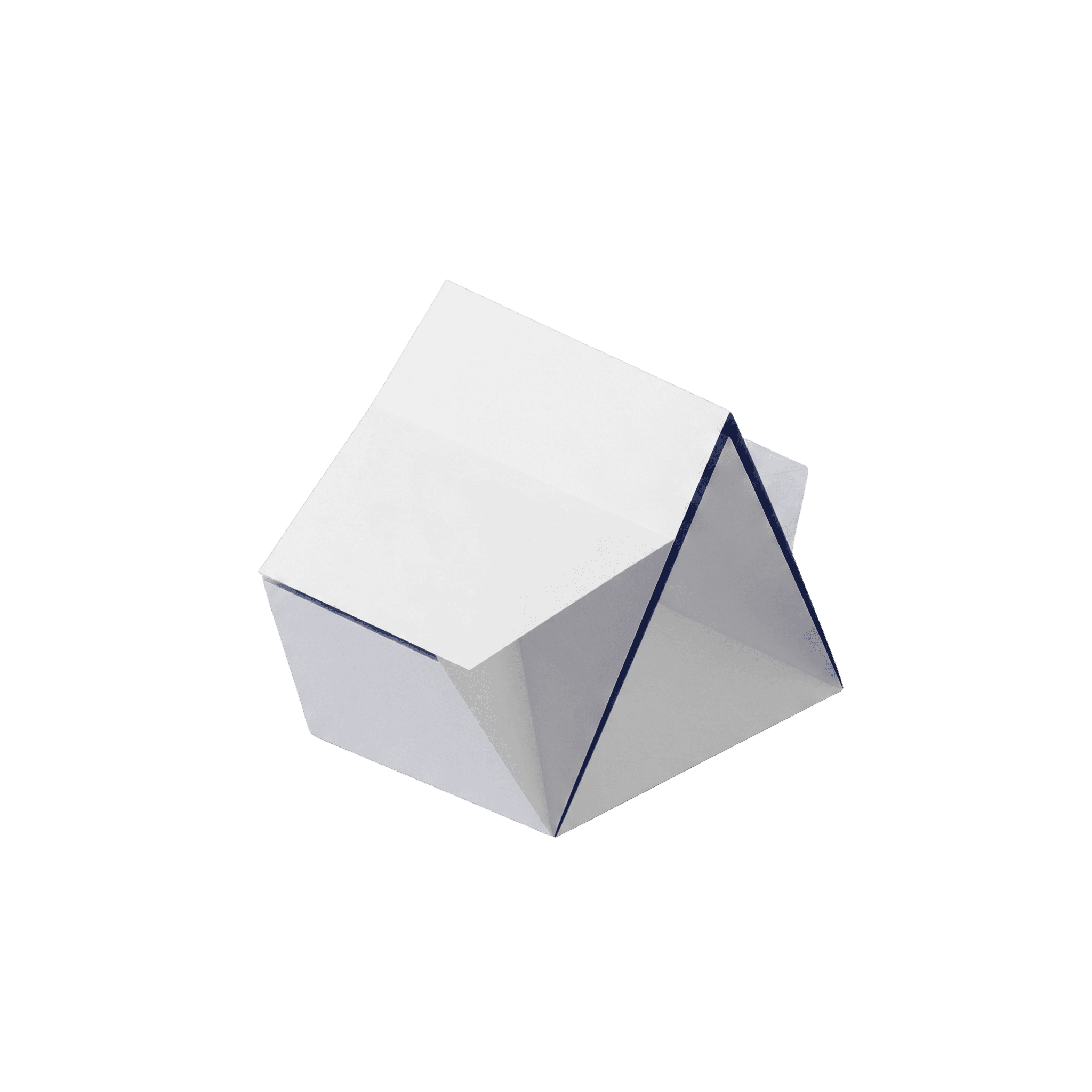 A shiny silver trophy on a black base, symbolizing achievement and victory.