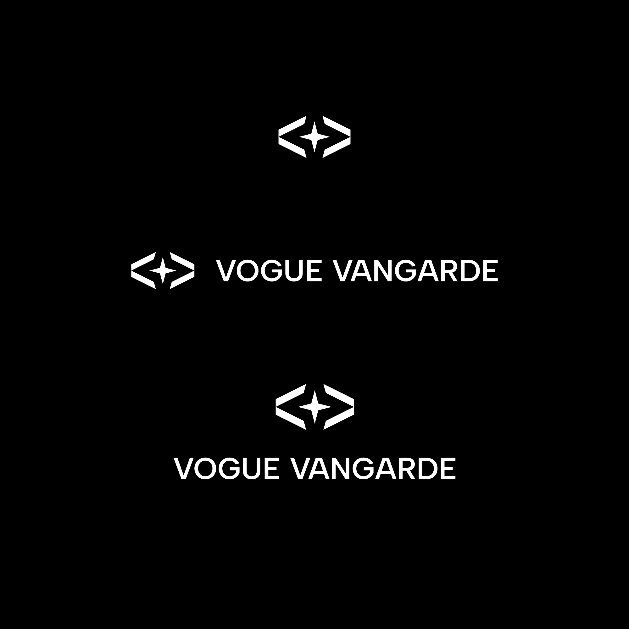 Three different applicable logo formats