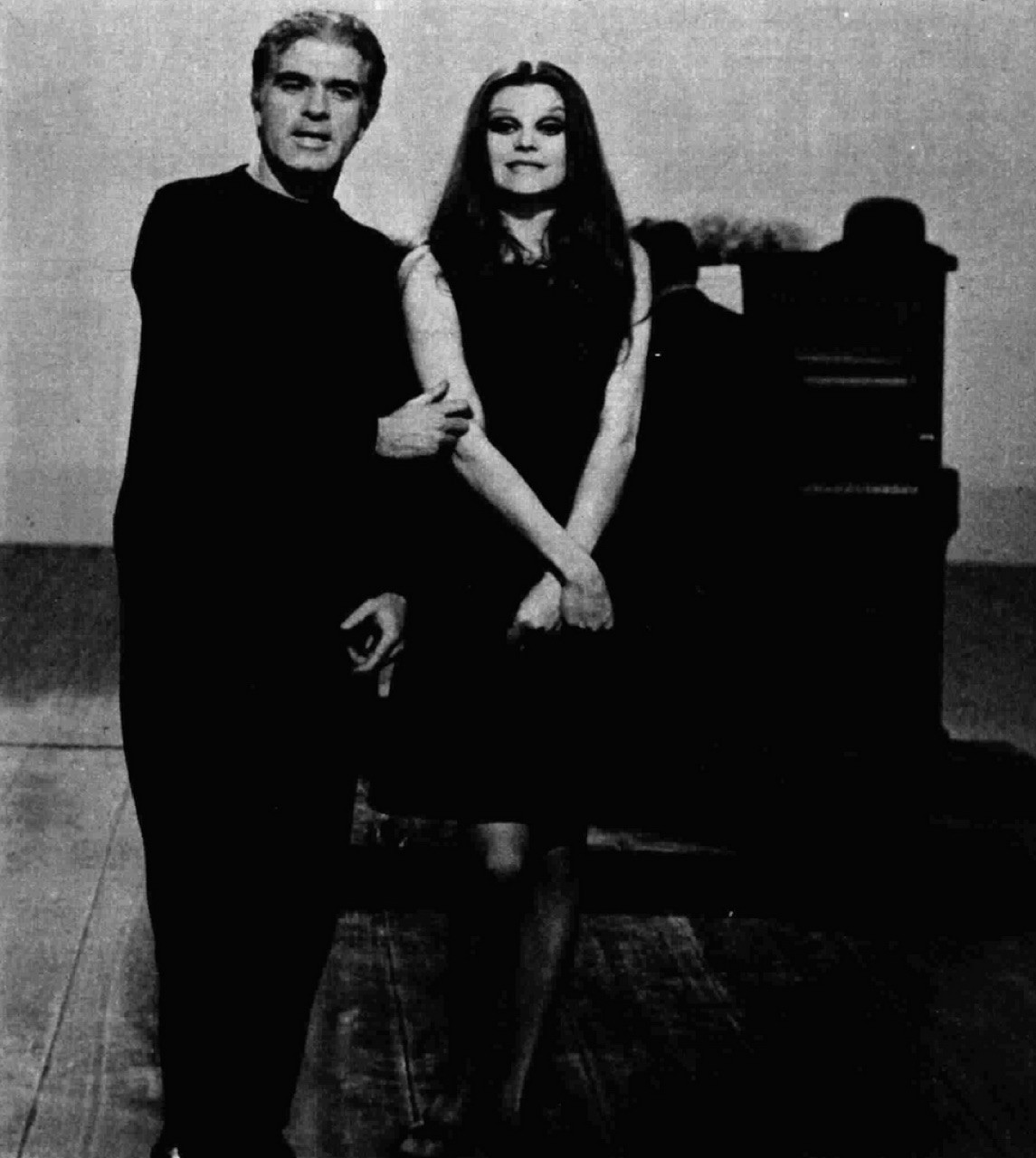 Giorgio Strehler con Milva, una delle interpreti del suo teatro brechtiano