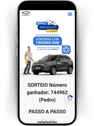 Chevrolet -  Plataforma de Pagamento de Promoções, Incentivo e Premiações | Hub 4pay