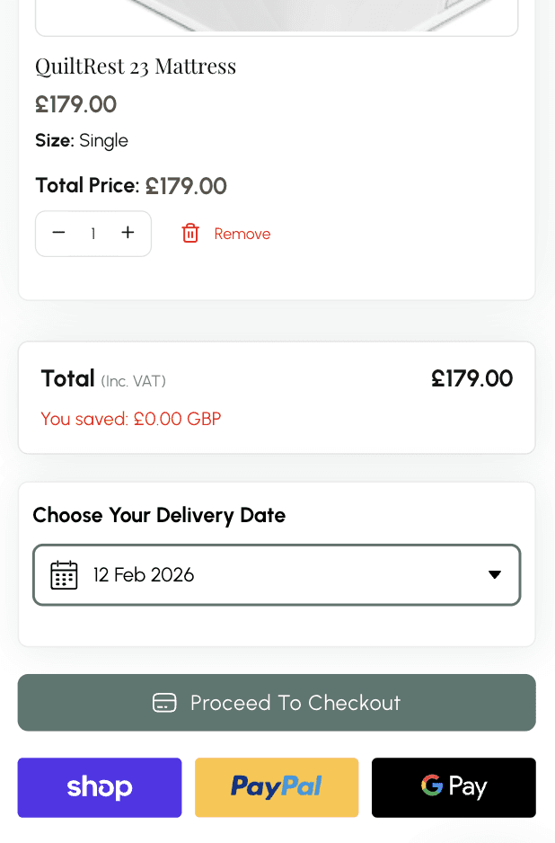 Furniture with Flare Shopify Date Picker 
