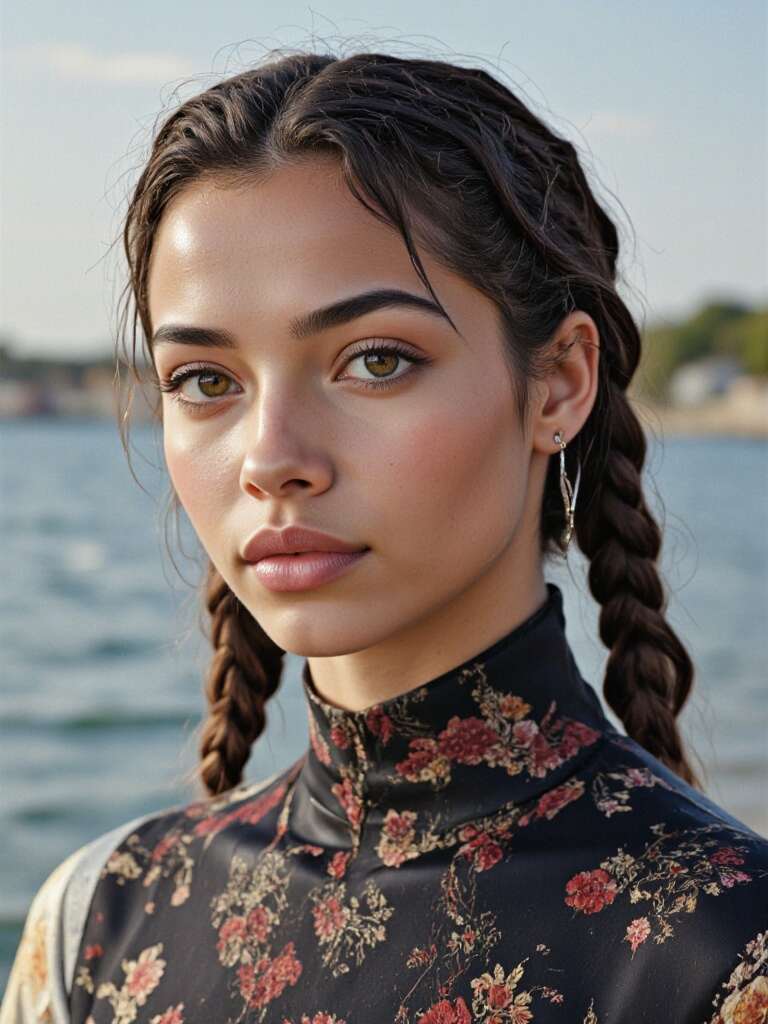 AI-generated women's hairstyles