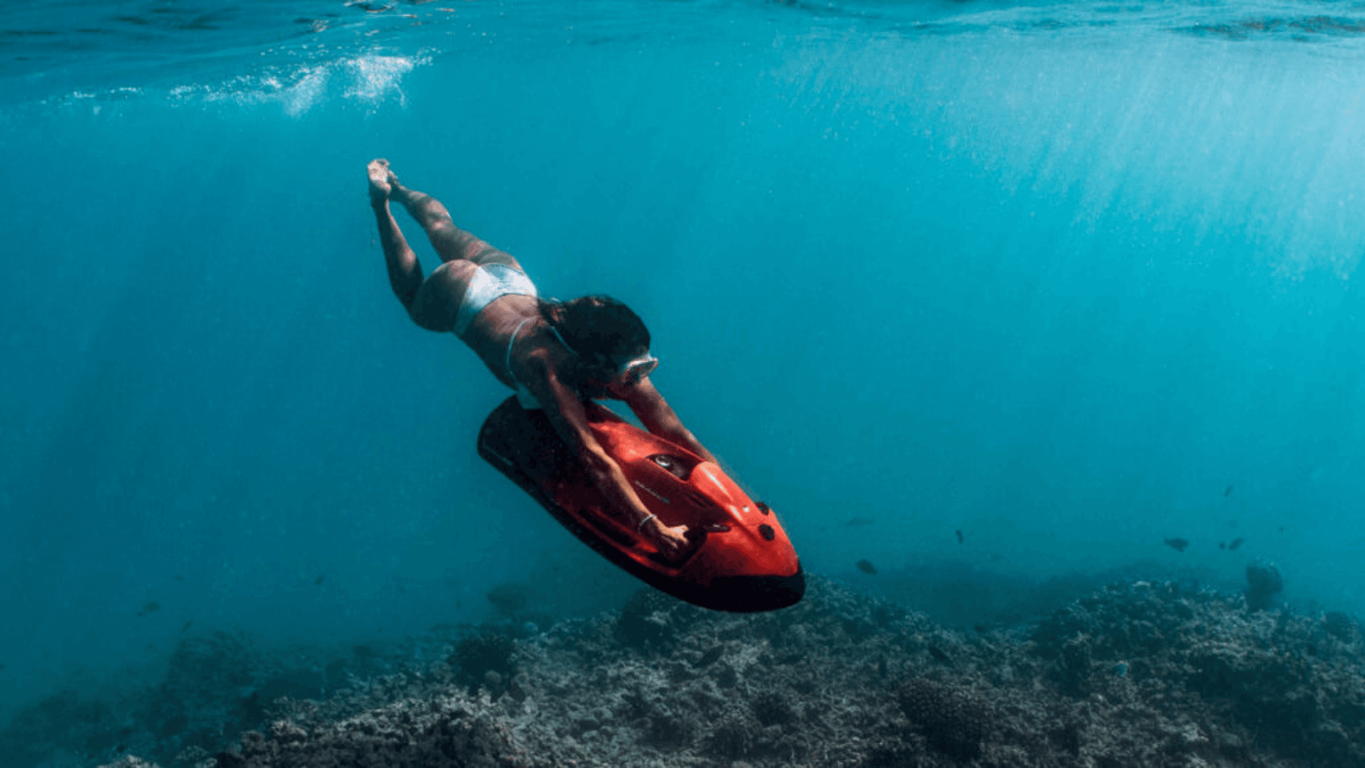 A man surfing