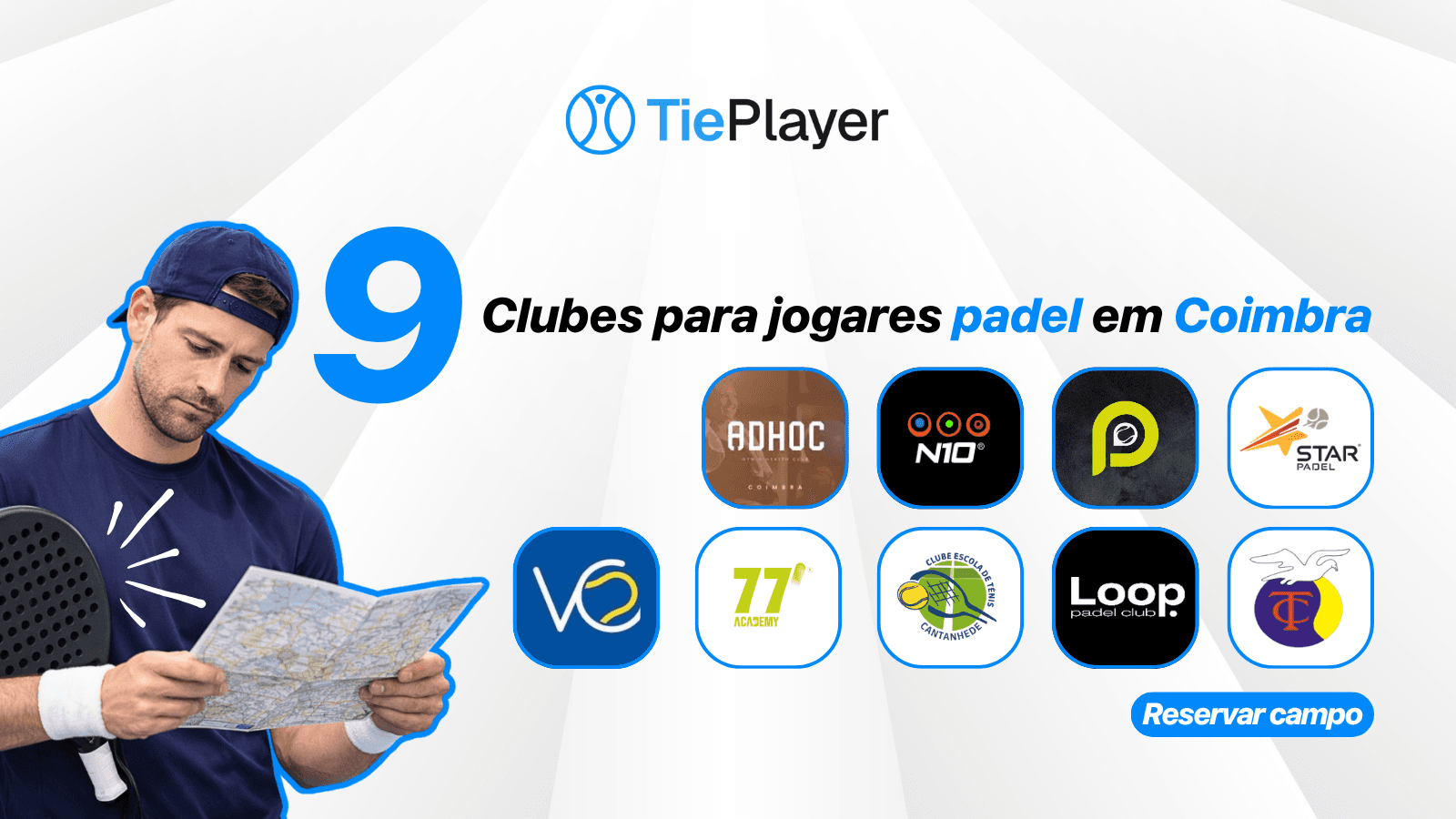 9 clubes de padel para reservar campo em Coimbra