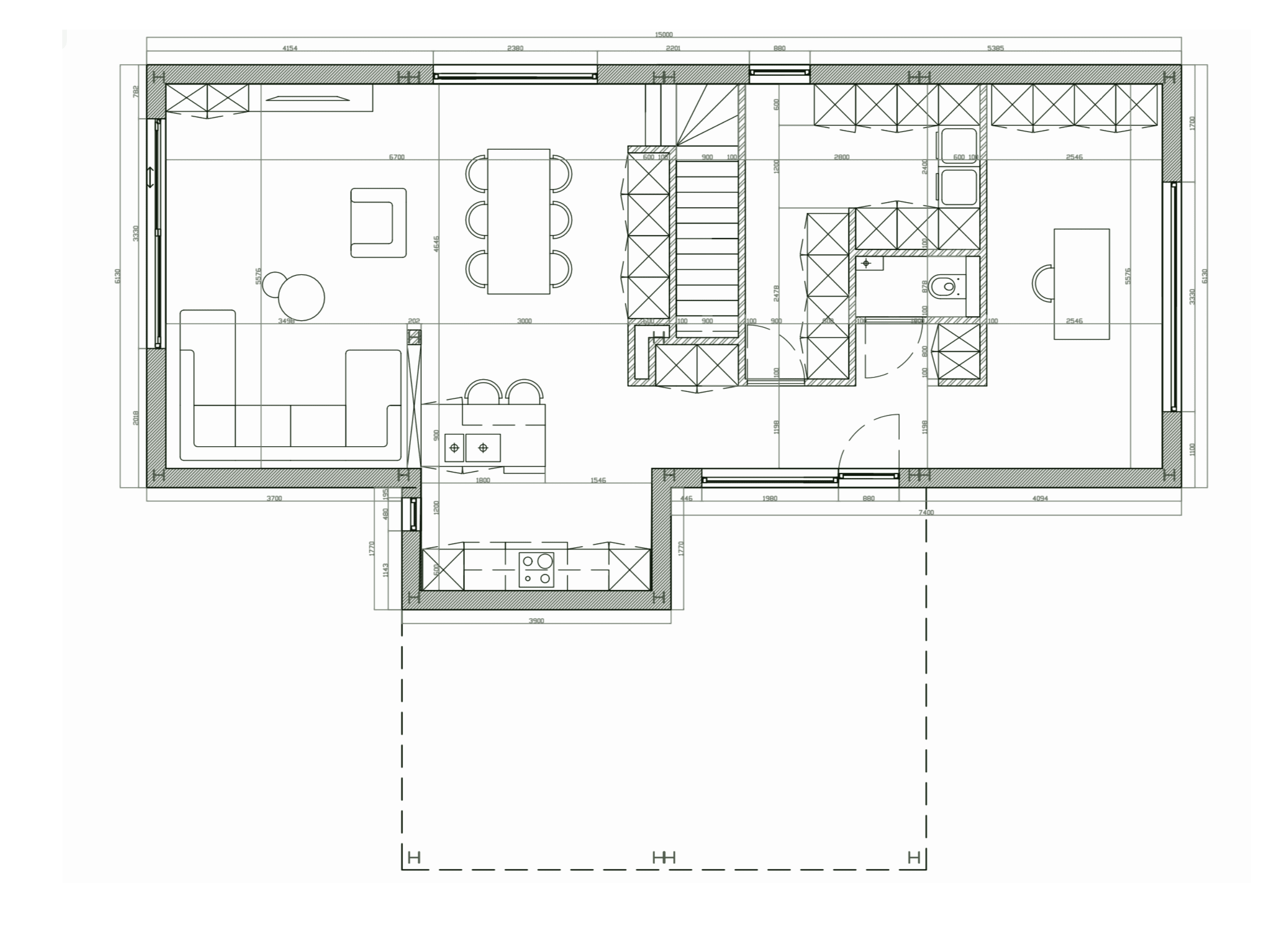 grondplan gelijkvloers hub188