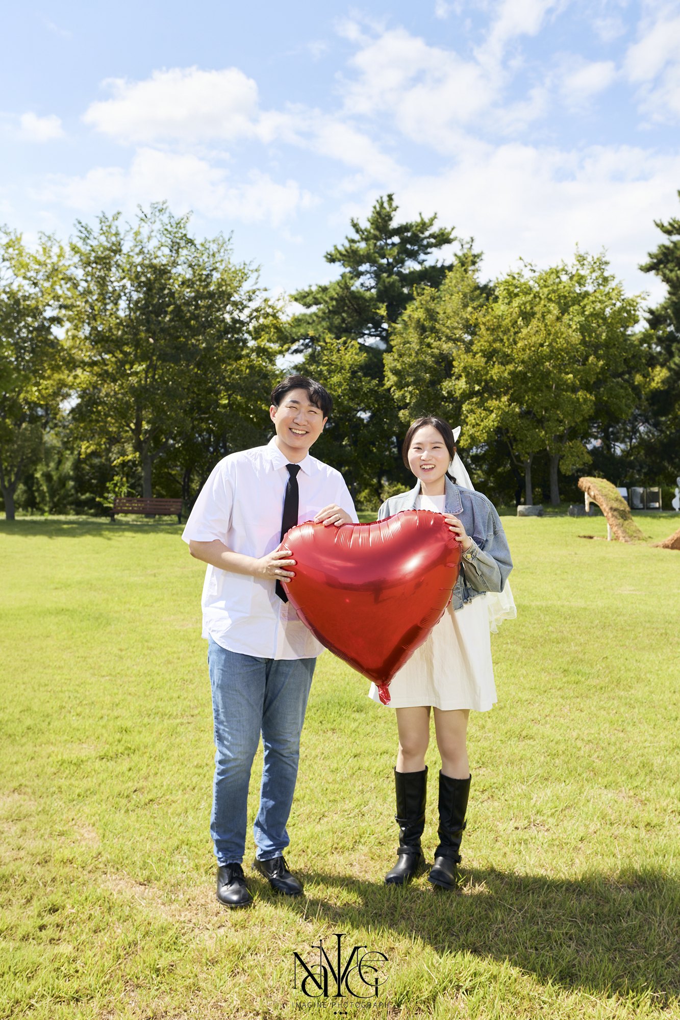 여수 장도 웨딩스냅 촬영 후기 | 이매진포토가 담아낸 한낮 야외와 해변