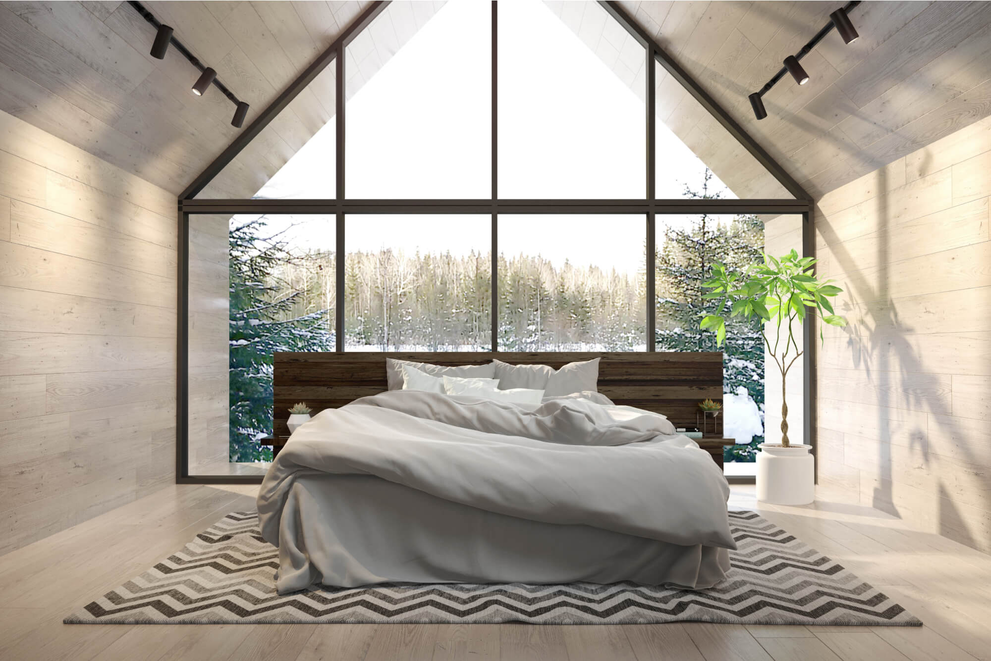 image of a house cabin bedroom