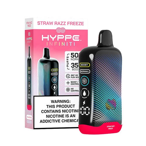 Hyppe Infinite - Straw Razz Freeze [50K Puffs]