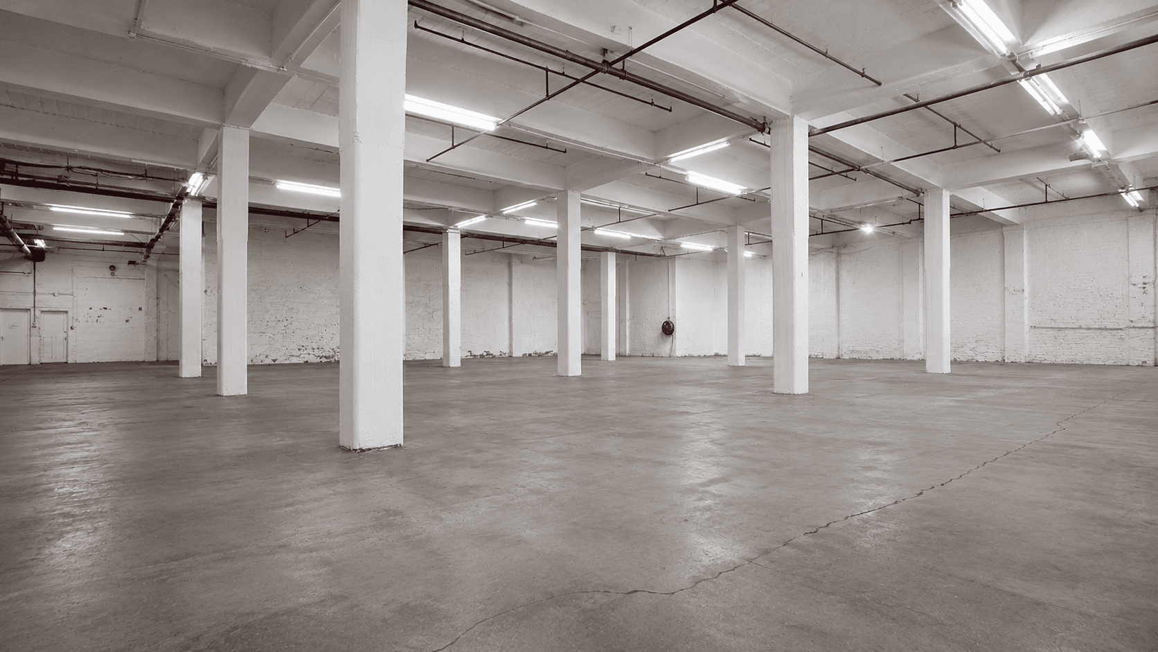 Open-plan warehouse film and production space at FOUND Deptford