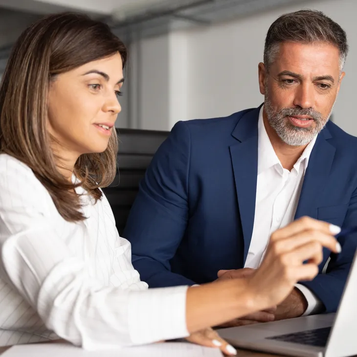 Project and program management team delivering complex enterprise initiatives on time and within budget