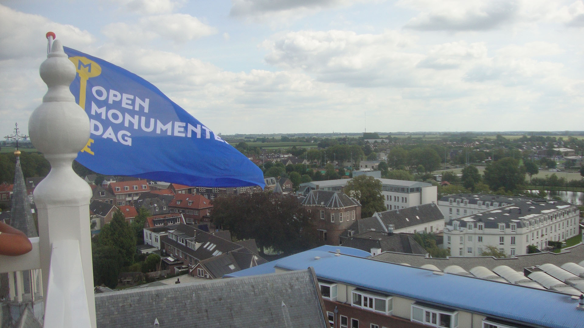 De vlag is gehesen op Open Monumentendag 2024 - Oud Montfoort