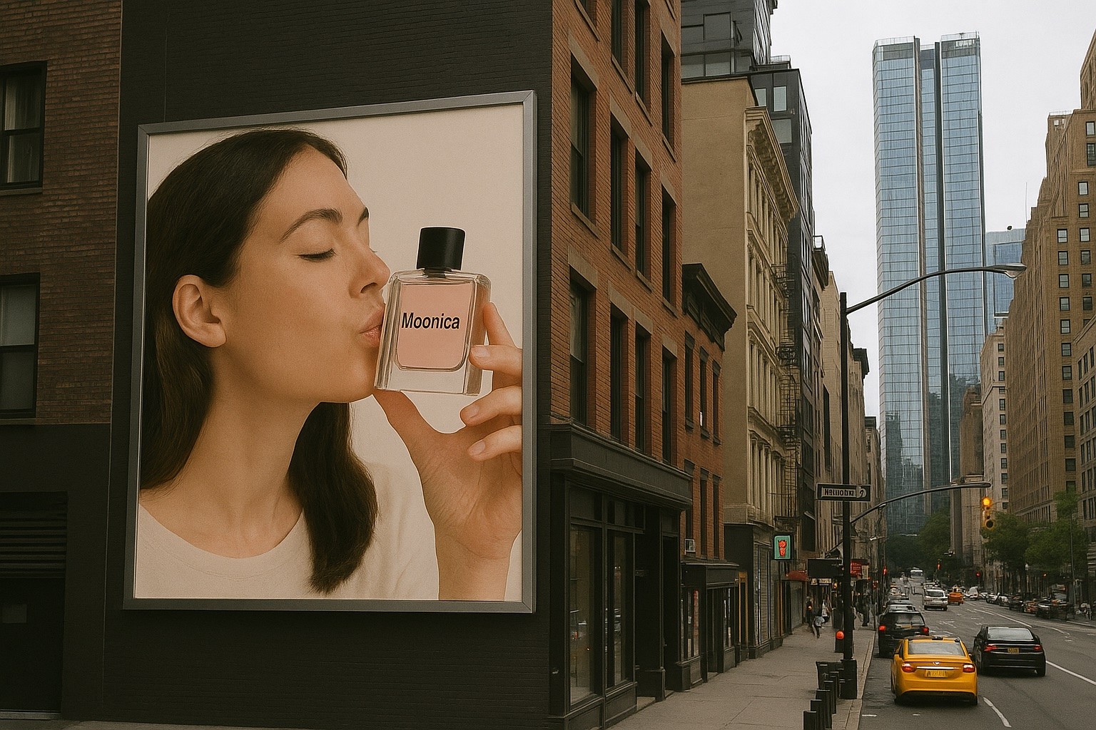Moonica Street Ad in NYC