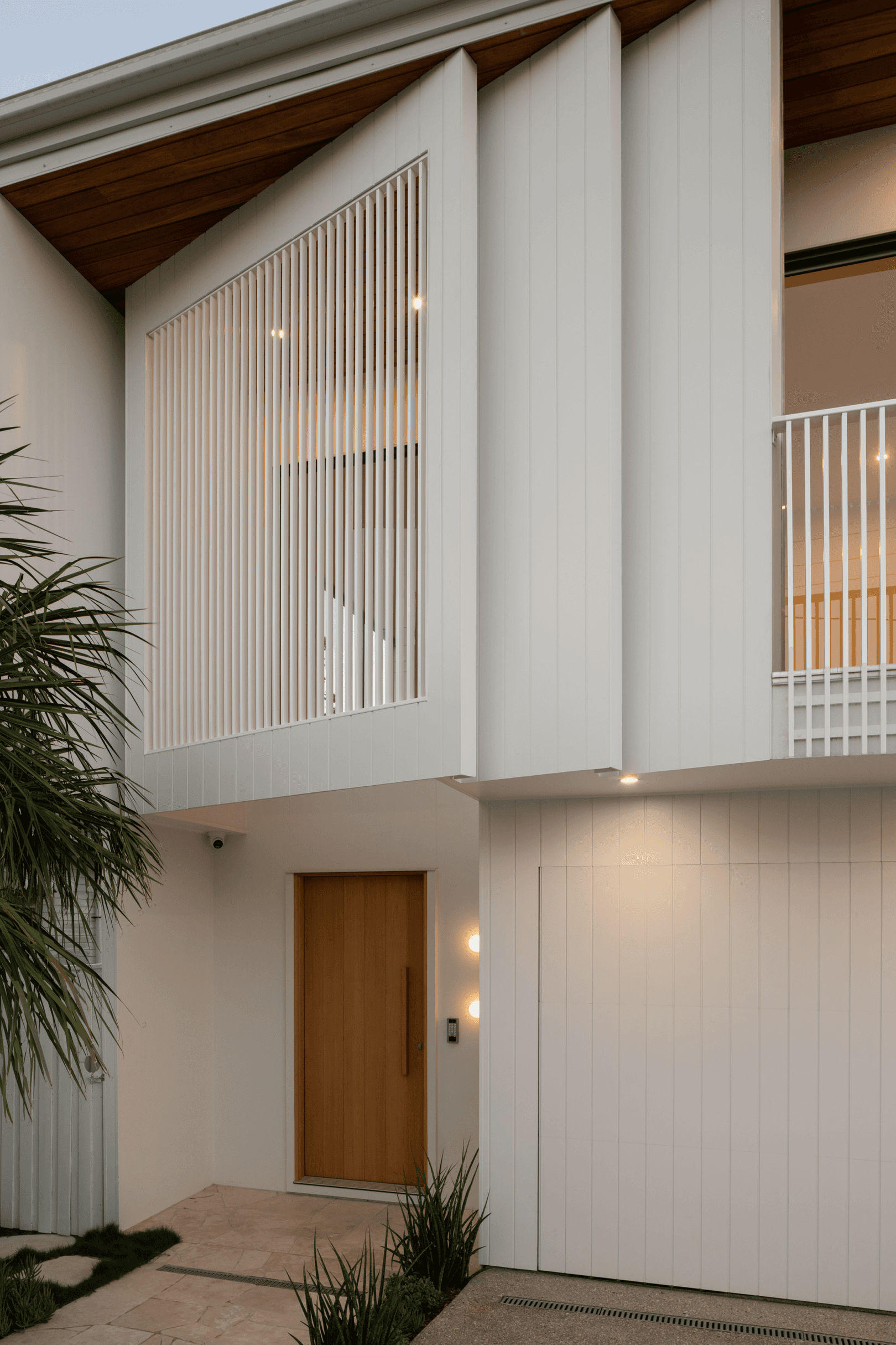 Front facade of Jacaranda House in. Brisbane