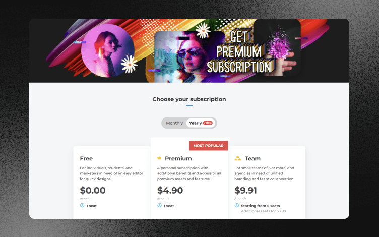 Pixlr’s Pricing