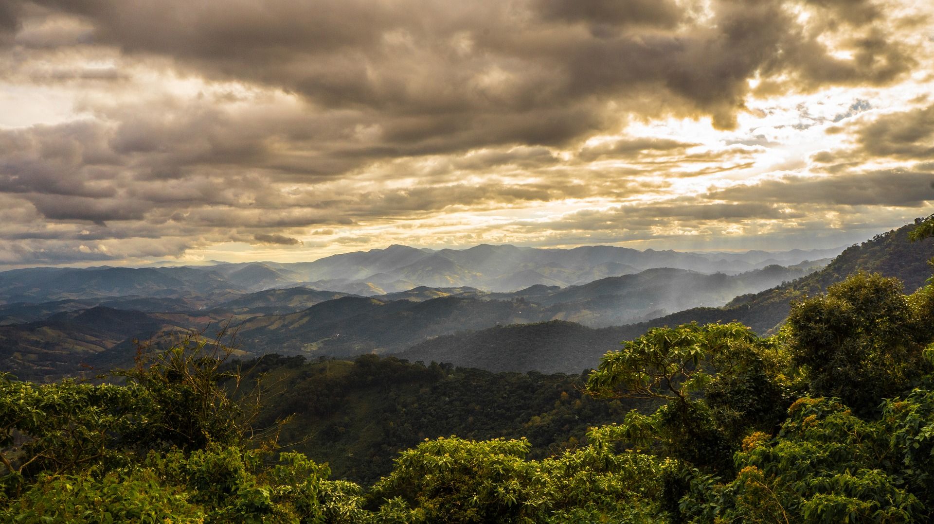Mountains in Campos do Jordão, Brazil
