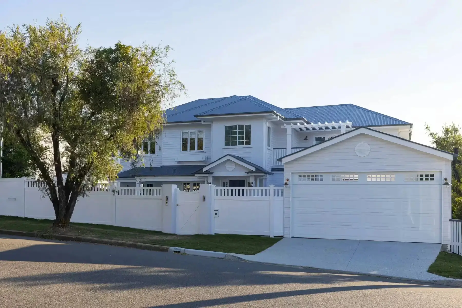 Front facade of Jacaranda House in. Brisbane