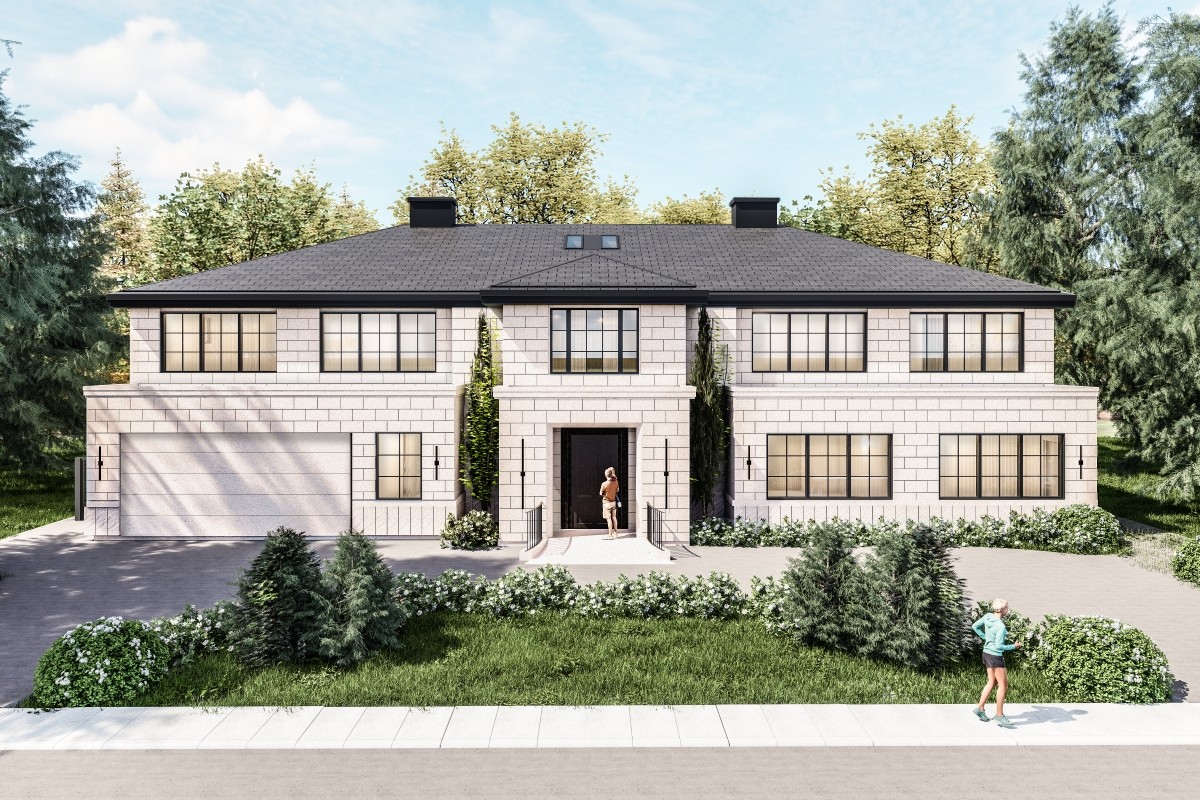 Image of Luxury home design by KHD Homes featuring a spacious exterior with modern layout and construction elements.