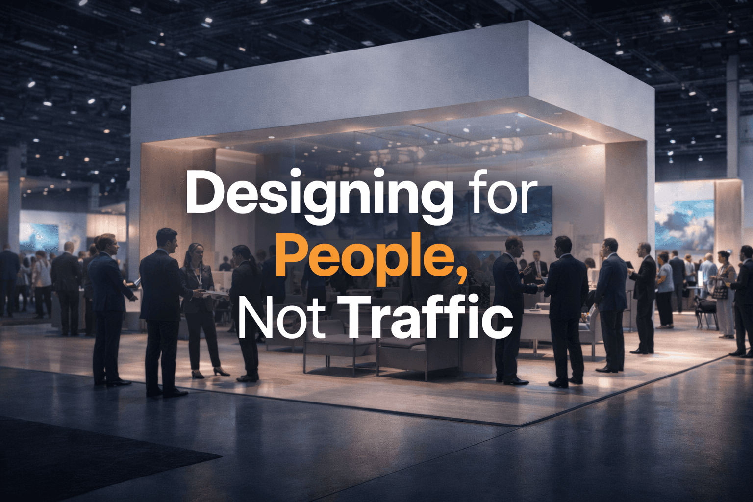 Designing trade show booths for people, not traffic