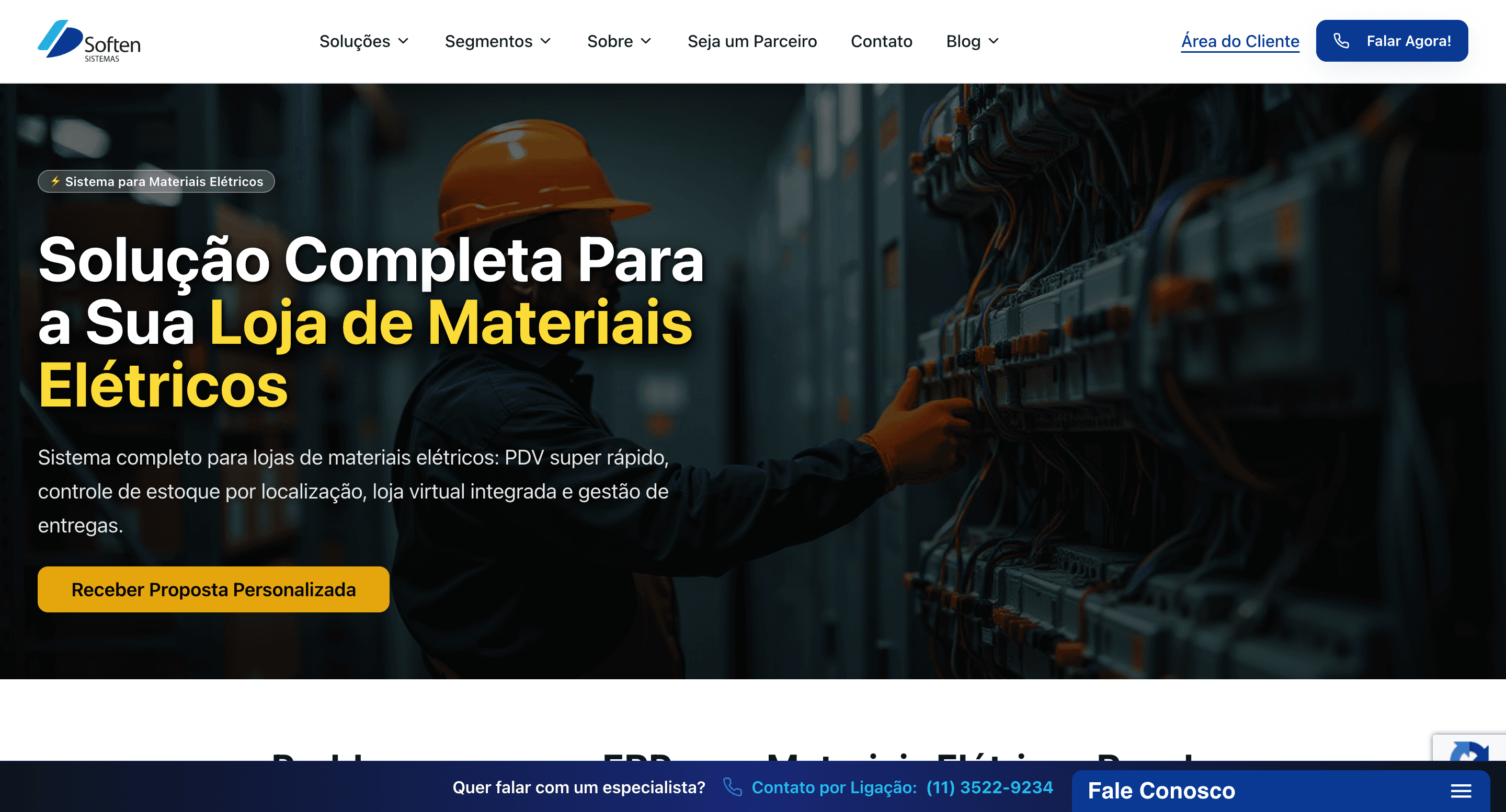 Soften para Loja de Materiais Elétricos