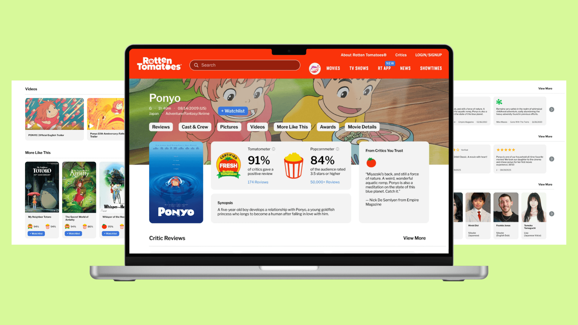 Rotten Tomatoes Redesign Thumbnail