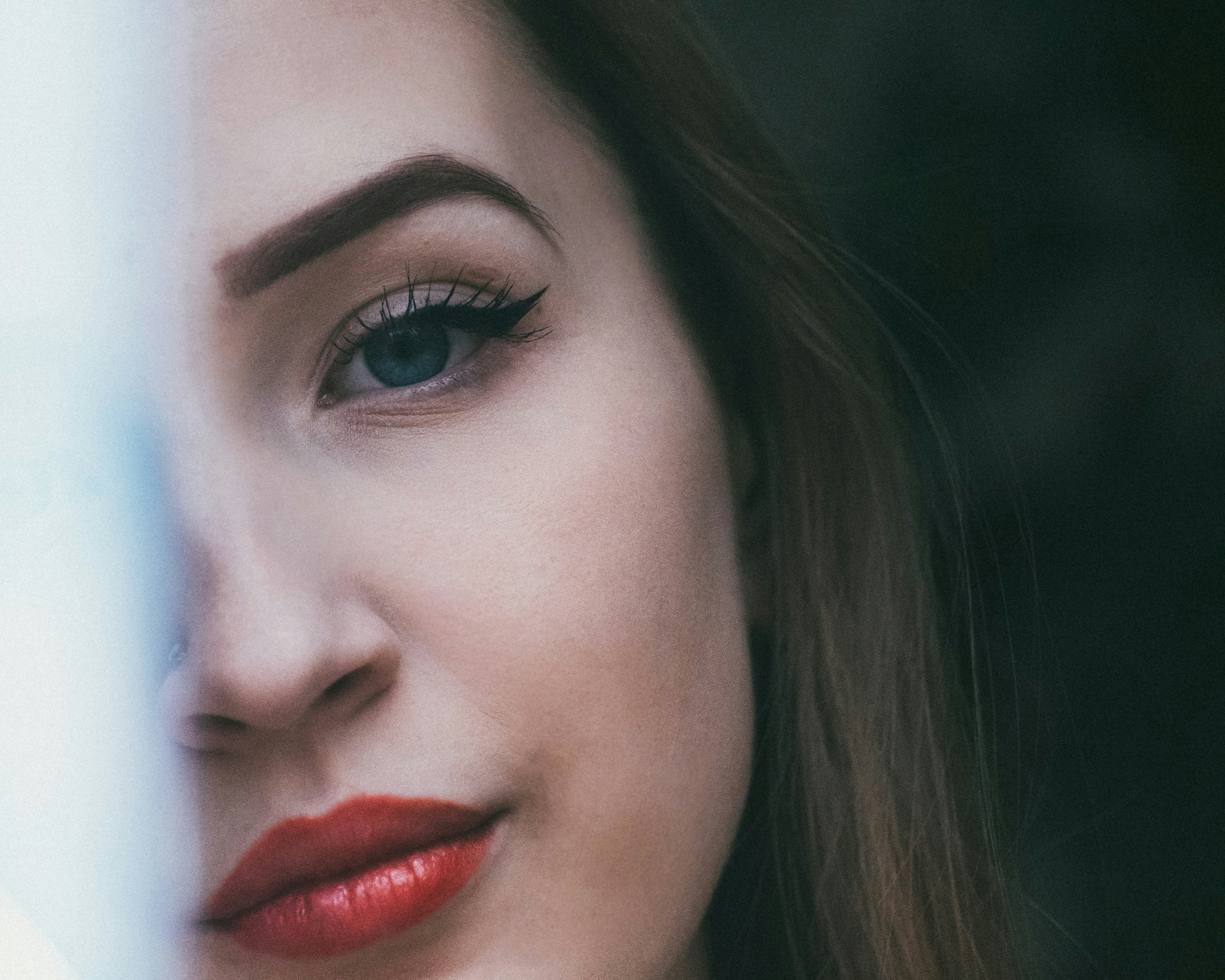 woman with red lipstick - What Color Lipstick Should I Wear