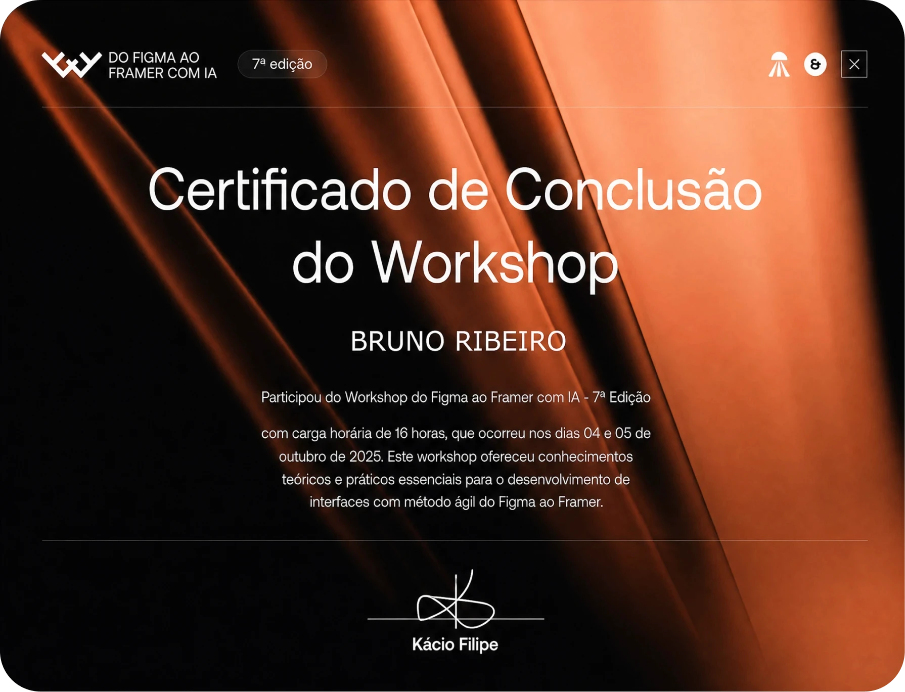 Certificado Workshop