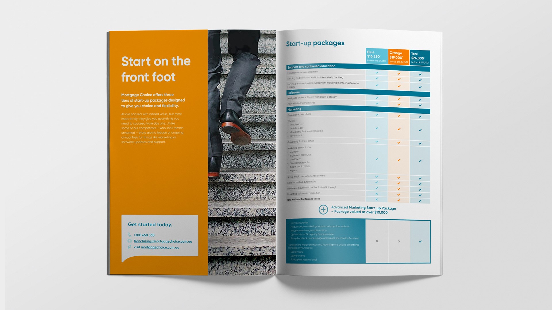 Homescreen with open bottom drawer