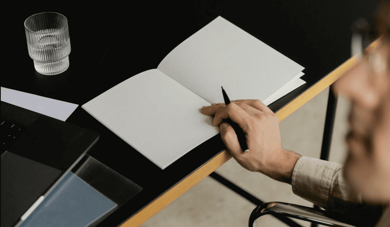 Blank Meeting Notebook