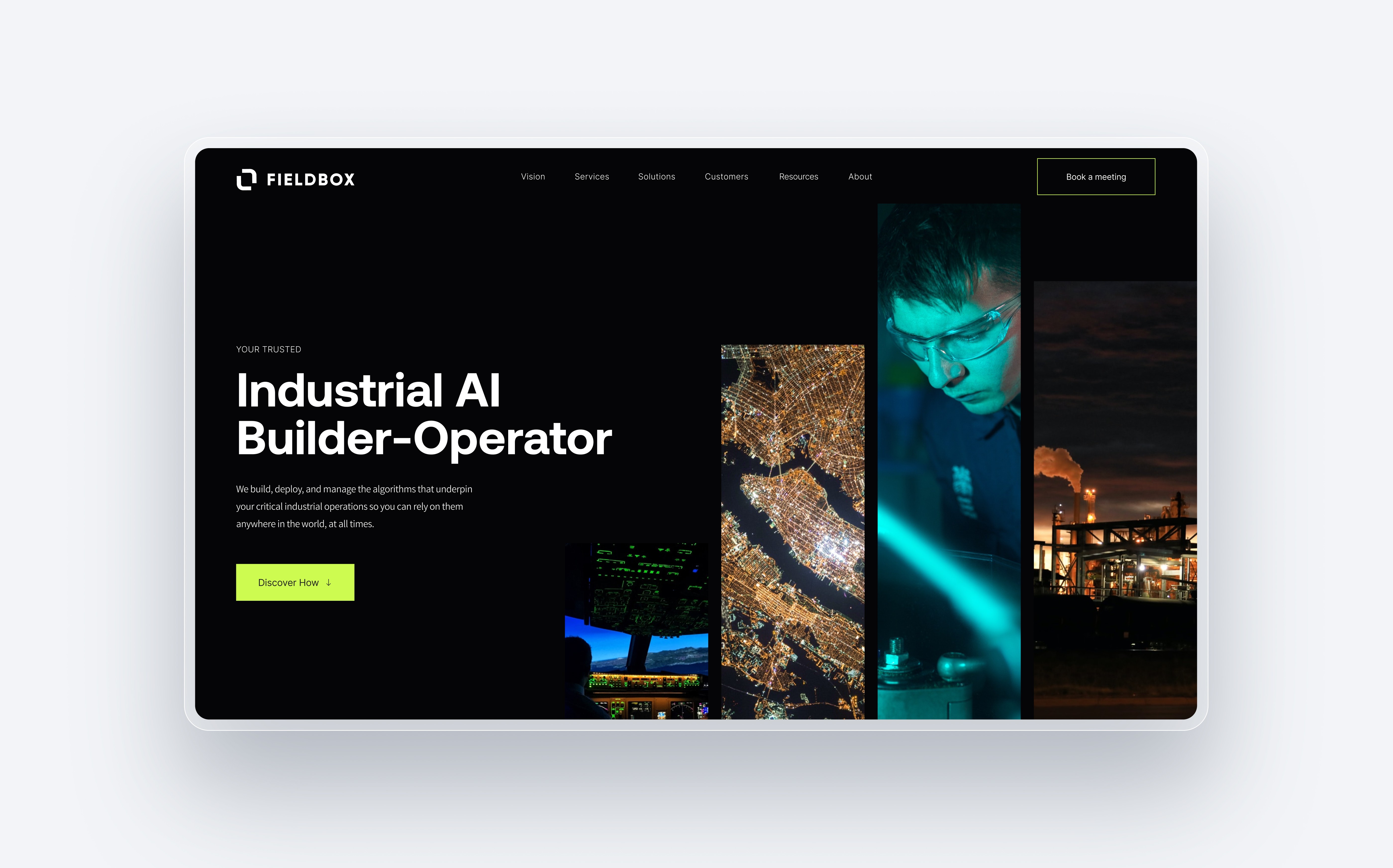 Fieldbox Branding Web page