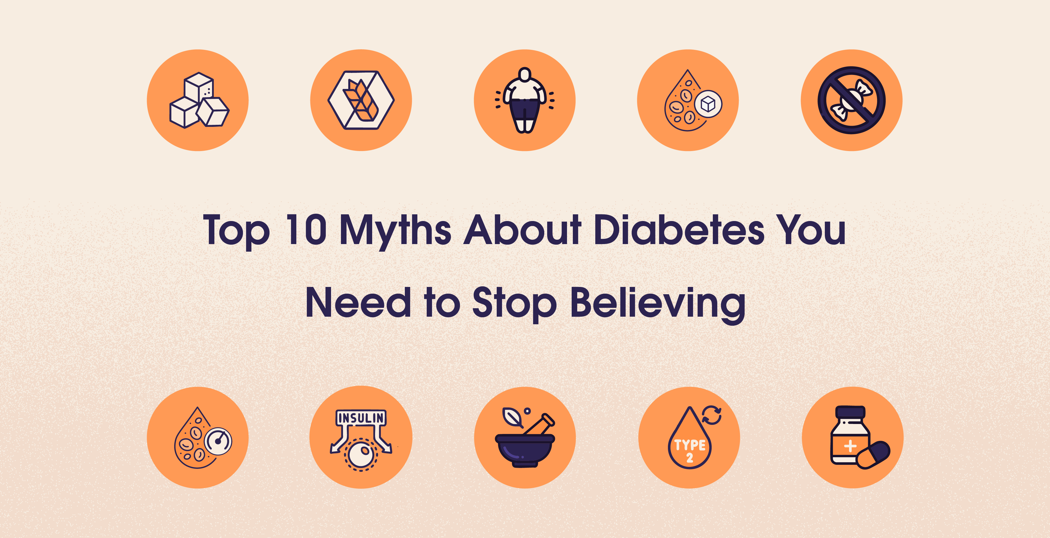 Myths About Diabetes, Myths and Facts about Diabetes, Diabetes Myths Debunk