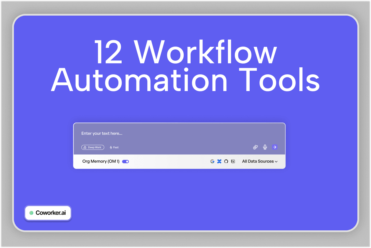 12 Best Intelligent Workflow Automation Tools for 2026