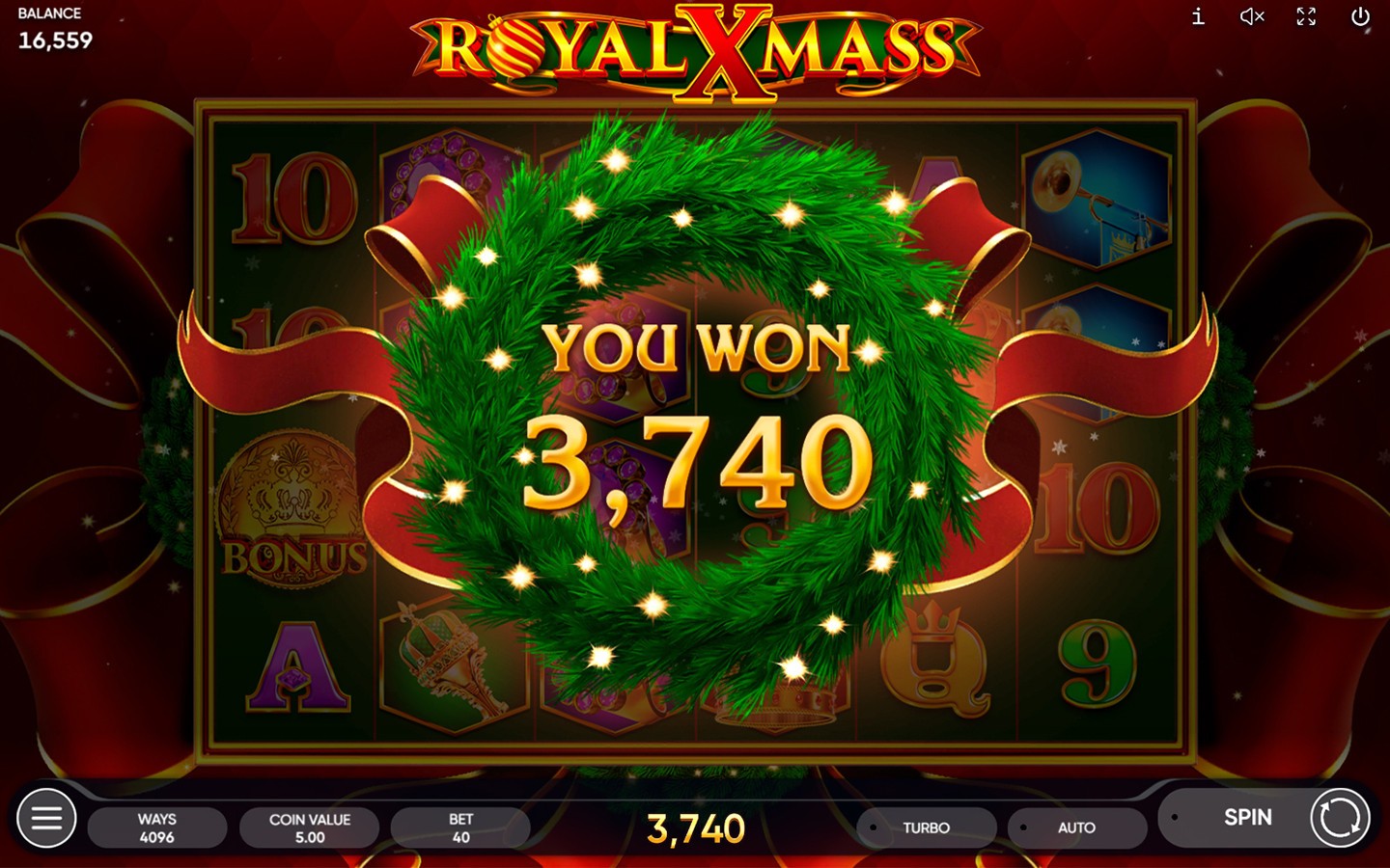 Royal Xmass - free games officiels Endorphina