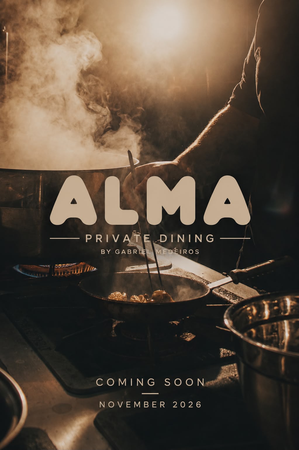 ALMA Private Dining by Gabriel Medeiros — coming November 2026