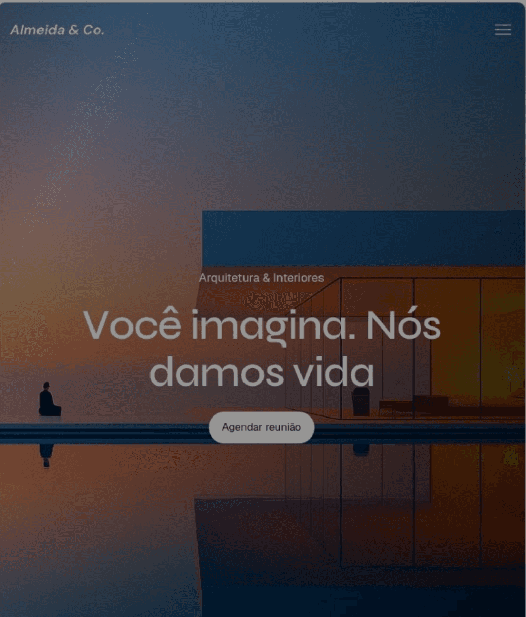 Mockup de site weblin