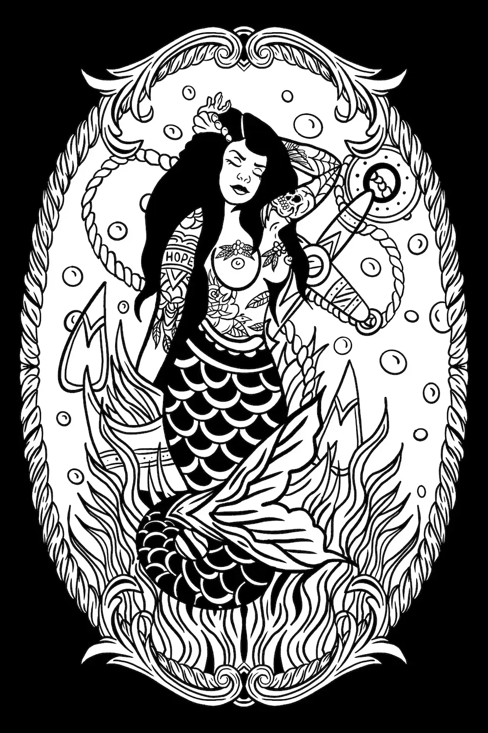 Mermaid Illustration