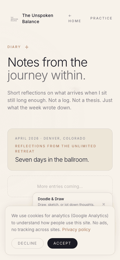 Diary · Denver Retreat